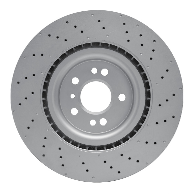 Mercedes-Benz GLE400 Brake Rotor (1) - Front - R1 Concepts - GEOSPEC Coated Rotor - Drilled - `12-`19